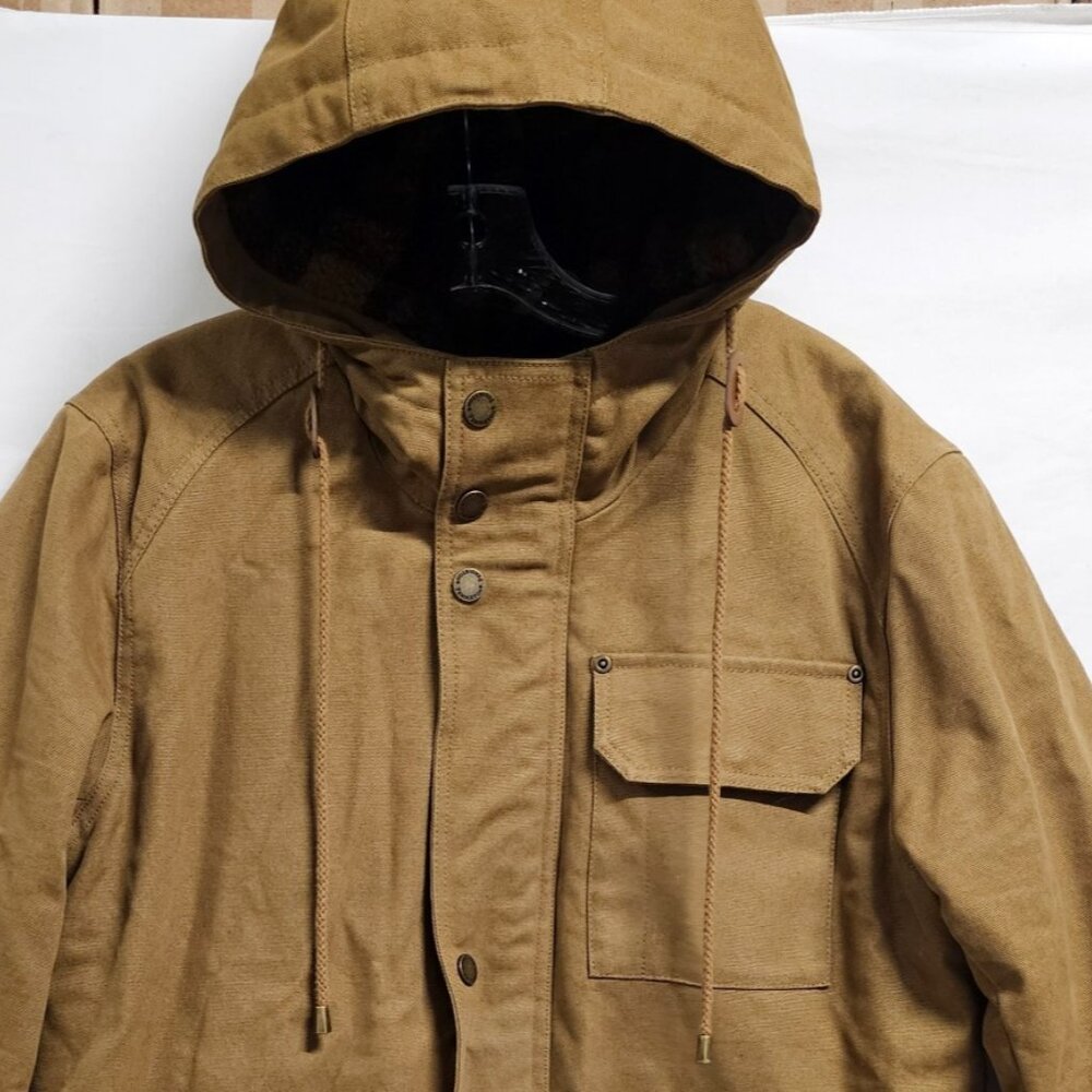 Pendleton Hooded Timber Cruiser Men's Jacket Size M Saddle color 100% Cotton - Picture 2 of 16